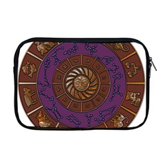 Zodiak Zodiac Sign Metallizer Art Apple Macbook Pro 17  Zipper Case