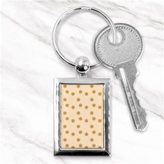 Pattern Gingerbread Star Key Chains (rectangle)  by Simbadda