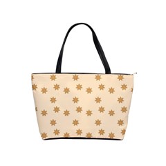 Pattern Gingerbread Star Shoulder Handbags by Simbadda