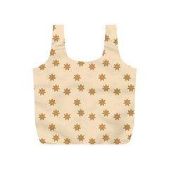 Pattern Gingerbread Star Full Print Recycle Bags (s)  by Simbadda