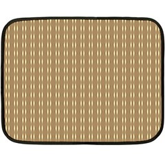 Pattern Background Brown Lines Double Sided Fleece Blanket (mini)  by Simbadda