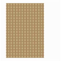 Pattern Background Brown Lines Small Garden Flag (two Sides) by Simbadda