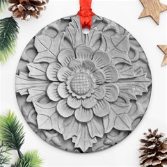 Pattern Motif Decor Ornament (round) by Simbadda