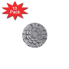 Pattern Motif Decor 1  Mini Buttons (10 Pack)  by Simbadda