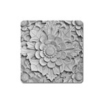 Pattern Motif Decor Square Magnet Front