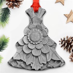 Pattern Motif Decor Ornament (christmas Tree) 