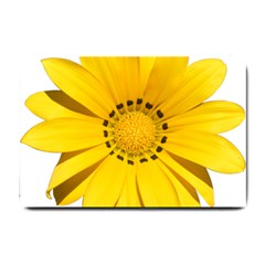 Transparent Flower Summer Yellow Small Doormat  by Simbadda