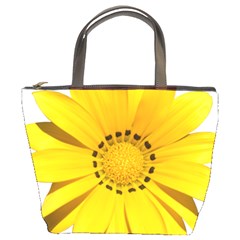 Transparent Flower Summer Yellow Bucket Bags by Simbadda