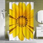 Transparent Flower Summer Yellow Shower Curtain 48  x 72  (Small)  Curtain(48  X 72 ) - 42.18 x64.8  Curtain(48  X 72 )