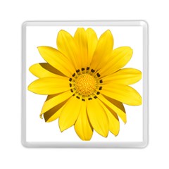 Transparent Flower Summer Yellow Memory Card Reader (square)  by Simbadda