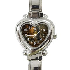 Woman Lost Model Alone Heart Italian Charm Watch by Simbadda