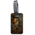 Woman Lost Model Alone Luggage Tags (Two Sides) Front