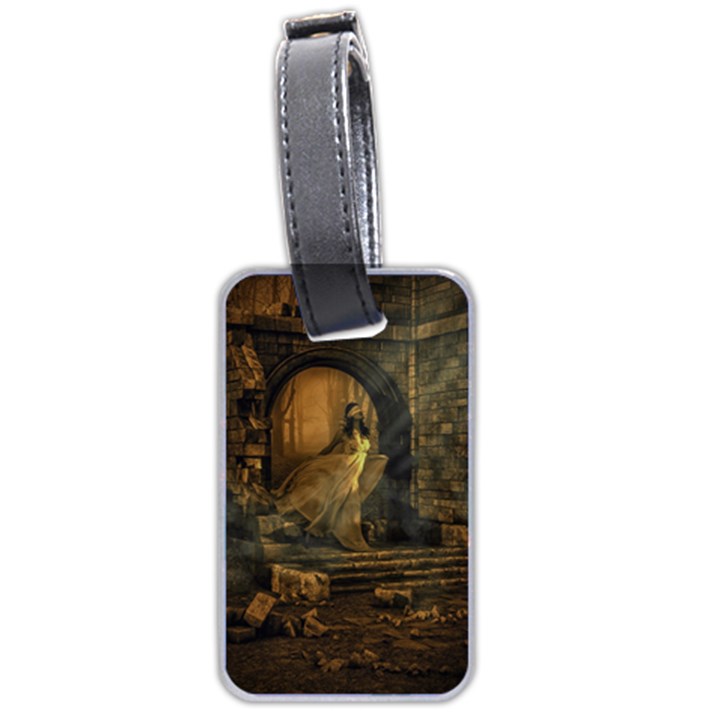 Woman Lost Model Alone Luggage Tags (Two Sides)