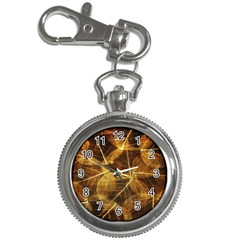 Leaves Autumn Texture Brown Key Chain Watches by Simbadda