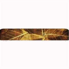 Leaves Autumn Texture Brown Small Bar Mats by Simbadda