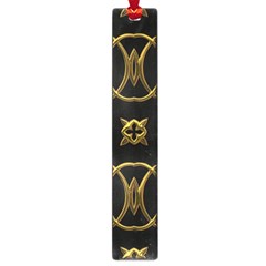 Black And Gold Pattern Elegant Geometric Design Large Book Marks