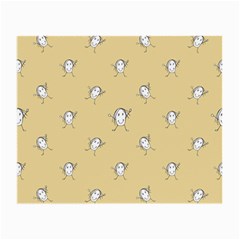 Happy Character Kids Motif Pattern Small Glasses Cloth by dflcprints