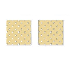 Happy Character Kids Motif Pattern Cufflinks (square) by dflcprints