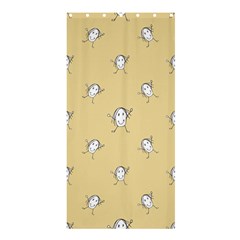 Happy Character Kids Motif Pattern Shower Curtain 36  X 72  (stall)  by dflcprints