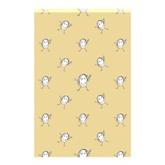 Happy Character Kids Motif Pattern Shower Curtain 48  X 72  (small)  by dflcprints