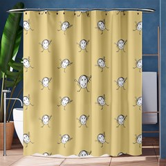 Happy Character Kids Motif Pattern Shower Curtain 60  X 72  (medium)  by dflcprints