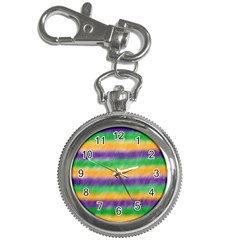 Mardi Gras Strip Tie Die Key Chain Watches by PhotoNOLA