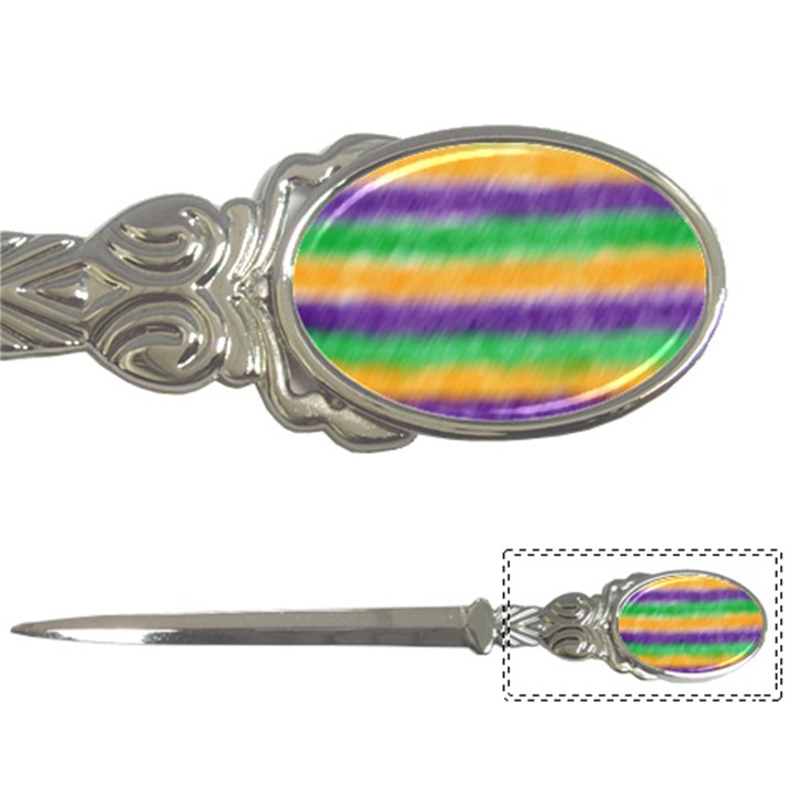 Mardi Gras Strip Tie Die Letter Openers