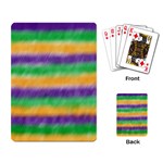 Mardi Gras Strip Tie Die Playing Card Back