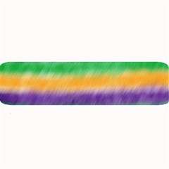 Mardi Gras Strip Tie Die Large Bar Mats by PhotoNOLA