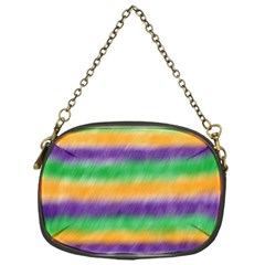 Mardi Gras Strip Tie Die Chain Purses (one Side)  by PhotoNOLA