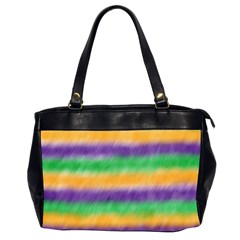 Mardi Gras Strip Tie Die Office Handbags (2 Sides)  by PhotoNOLA