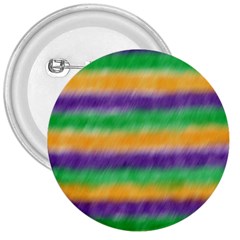 Mardi Gras Strip Tie Die 3  Buttons by PhotoNOLA