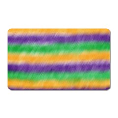 Mardi Gras Strip Tie Die Magnet (rectangular) by PhotoNOLA