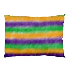 Mardi Gras Strip Tie Die Pillow Case by PhotoNOLA