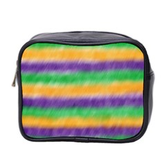 Mardi Gras Strip Tie Die Mini Toiletries Bag 2-side by PhotoNOLA