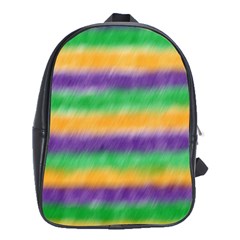 Mardi Gras Strip Tie Die School Bags (xl)  by PhotoNOLA