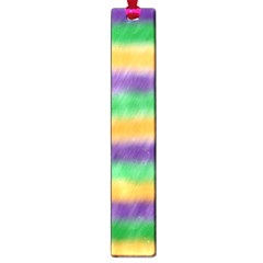 Mardi Gras Strip Tie Die Large Book Marks by PhotoNOLA