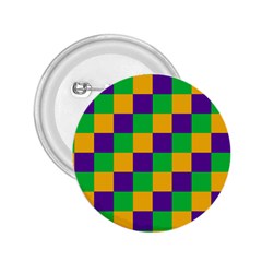 Mardi Gras Checkers 2 25  Buttons