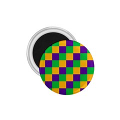 Mardi Gras Checkers 1 75  Magnets by PhotoNOLA