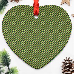 Mardi Gras Checker Boards Ornament (heart) by PhotoNOLA