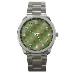 Mardi Gras Checker Boards Sport Metal Watch by PhotoNOLA