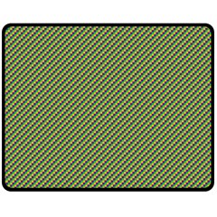 Mardi Gras Checker Boards Double Sided Fleece Blanket (medium)  by PhotoNOLA