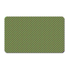 Mardi Gras Checker Boards Magnet (rectangular) by PhotoNOLA