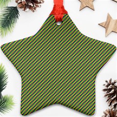 Mardi Gras Checker Boards Star Ornament (two Sides) by PhotoNOLA