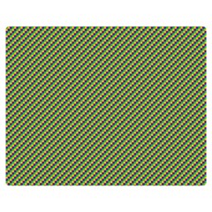 Mardi Gras Checker Boards Double Sided Flano Blanket (medium)  by PhotoNOLA