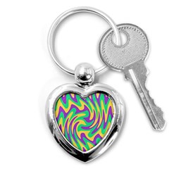 Mardi Gars Key Chains (heart)  by PhotoNOLA