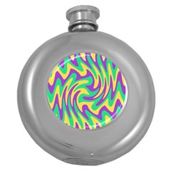 Mardi Gars Round Hip Flask (5 Oz) by PhotoNOLA