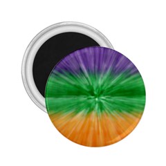 Mardi Gras Tie Die 2 25  Magnets by PhotoNOLA