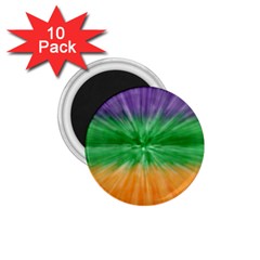 Mardi Gras Tie Die 1 75  Magnets (10 Pack)  by PhotoNOLA