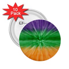 Mardi Gras Tie Die 2 25  Buttons (10 Pack)  by PhotoNOLA